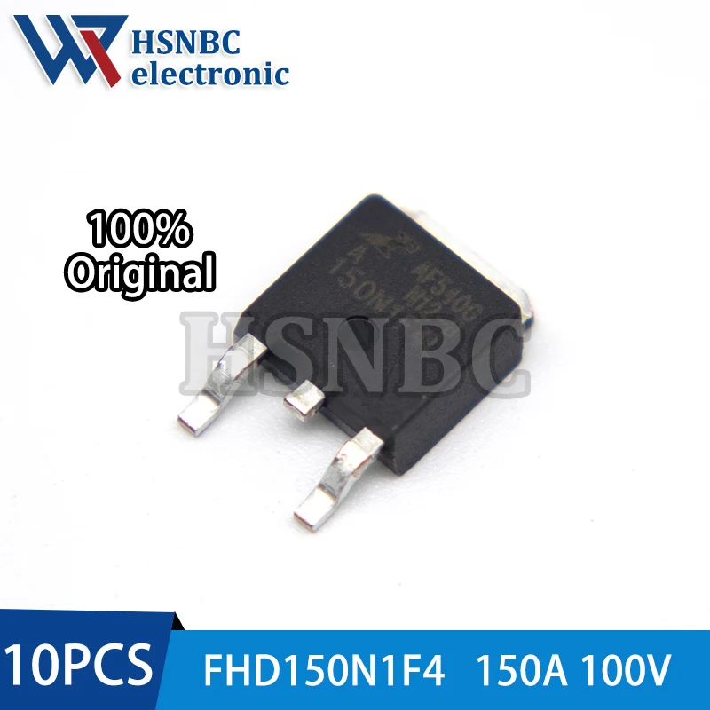 

10PCS FHD150N1F4 150N1F4 FHD150N1F4LA TO-252 100V 150A N-channel Power MOSFET Transistor 100% New Original
