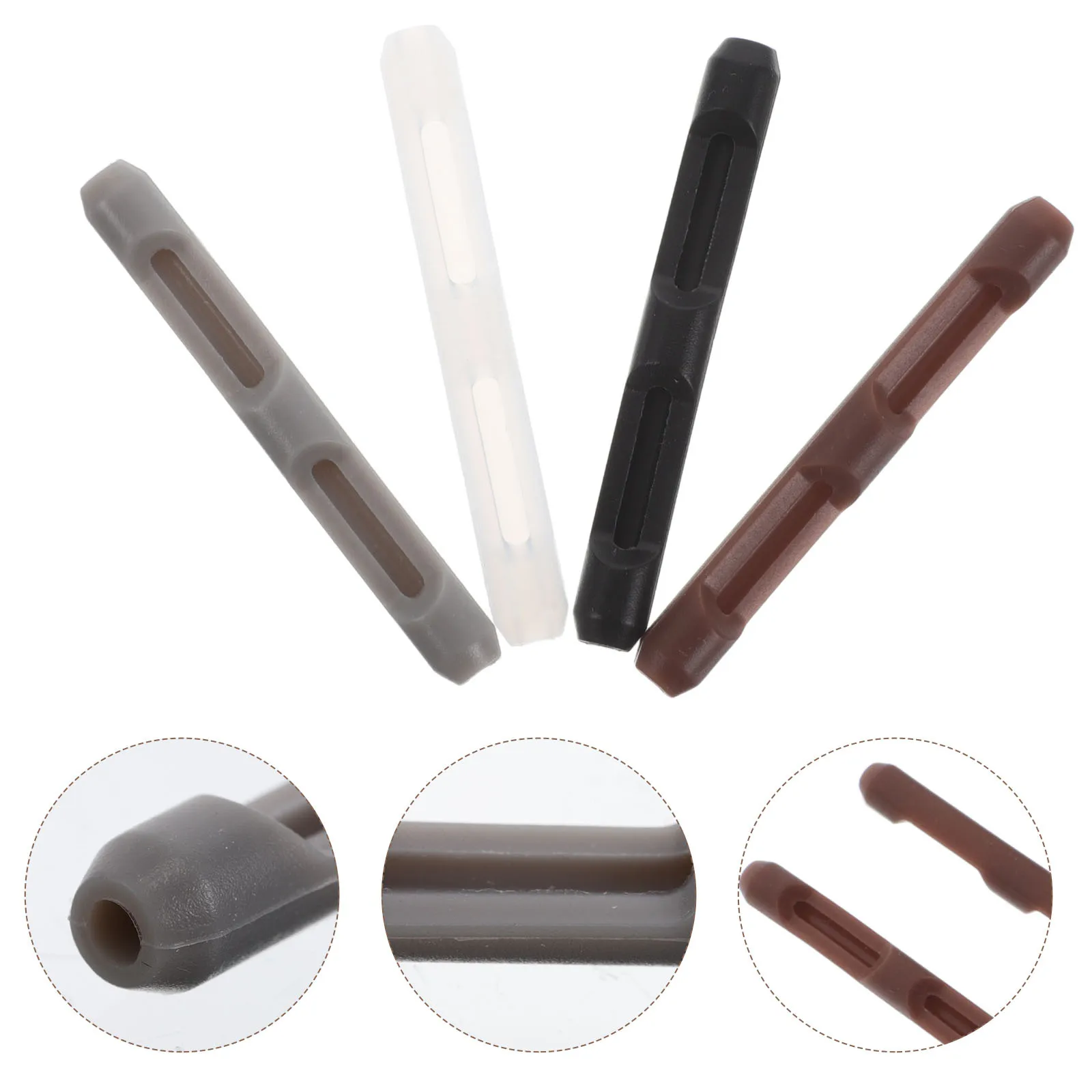 

8Pcs Soft Silicone Eyeglass Temple Tips Comfortable Non-Slip Ear Grips for Glasses Anti-Slip Temple Covers Eyeglass Accessories