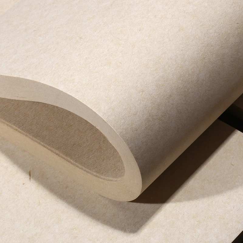 Song Style Mulberry Bark Hemp Paper Half Raw Half Cooked for Calligraphy Painting Practice Eco-Friendly Packaging Paper