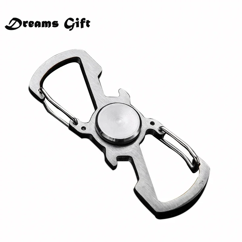 Keychain Fidget Spinner Hand Spinner Metal EDC Toys for Adults Fidget Stress Relief Toys Stainless Steel Antistress Toy SL449