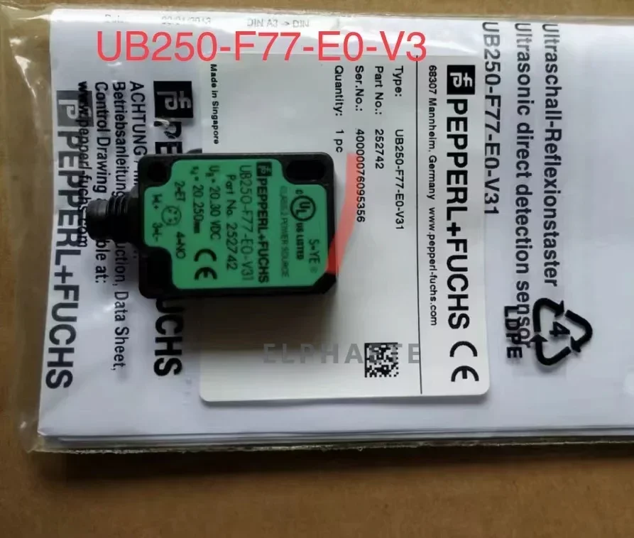 

1 Piece New Ultrasonic Sensor UB250-F77-E0-V31 UB250-F77-E1-V31 UB250-F77-E2-V31 UB400-F77-E0-V31