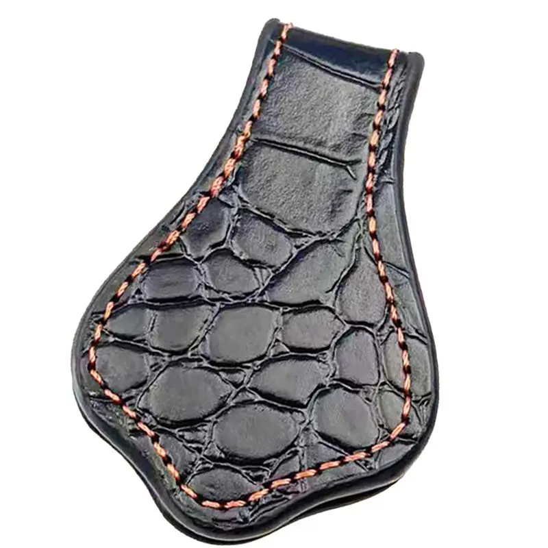 

448C Convenient Chalk Holder For Billiard Chalk Billiard Game Leather Chalk Clip Billiard Pool Cue Snooker Accessory