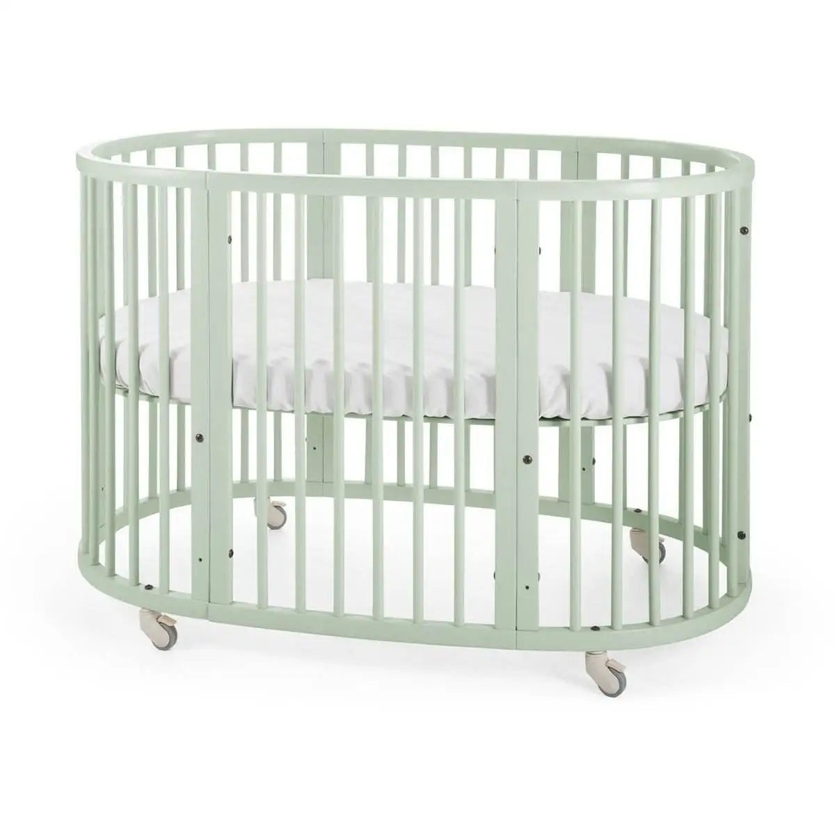 

New Born Baby Beds Adjustable Kids Cribs Round Baby Bed for New Born With Mosquito Net