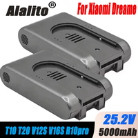 For Xiaomi Dreame T10 T20 V12S V16S R10pro Wireless Handheld Vacuum Cleaner Accessories Parts 25.2V 5000mAh
