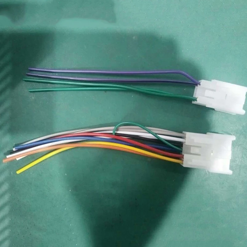 1pair Auto Stereo Connector Car Audio CD Changer Wiring Harness Adapter for