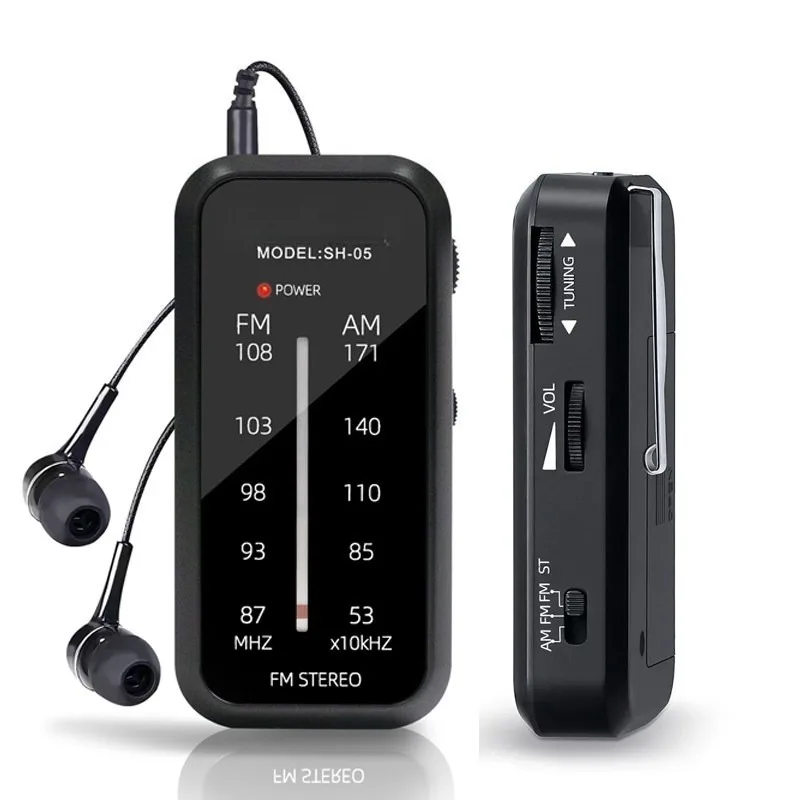 Mini Radio Pocket Stereo Old Man Outdoor Radio FM/AM Two Bands