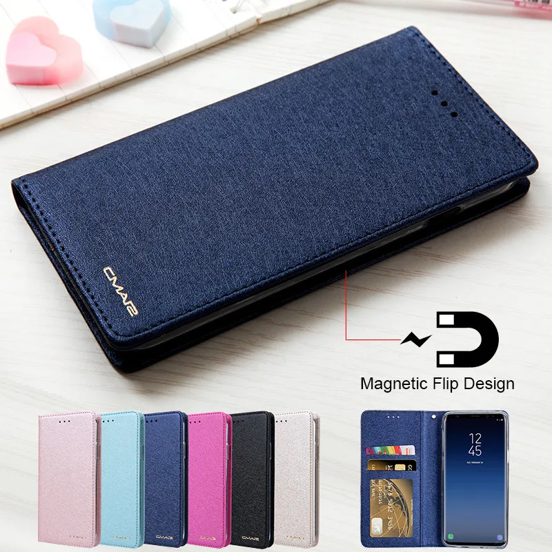 S9+ Case For Samsung S9 Plus Case Luxury Leather Phone Case On Samsung Galaxy S9 Case Flip Magnetic Wallet Cover For Samsung S9+