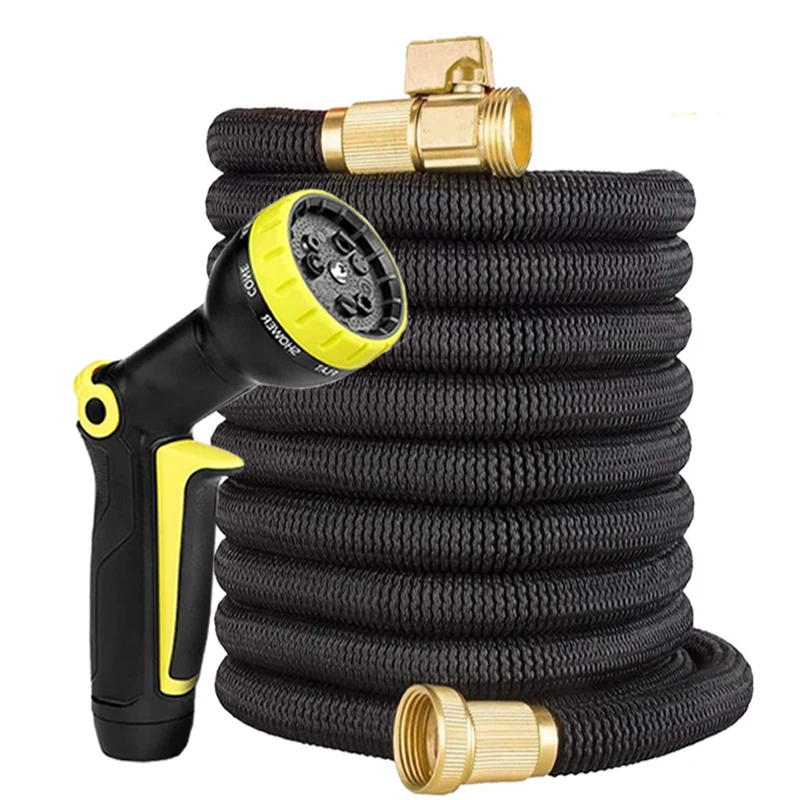 

Выдвижной садовый шланг с водяным пистолетом для чистки автомобиля высокого давления для орошения сада и фермы