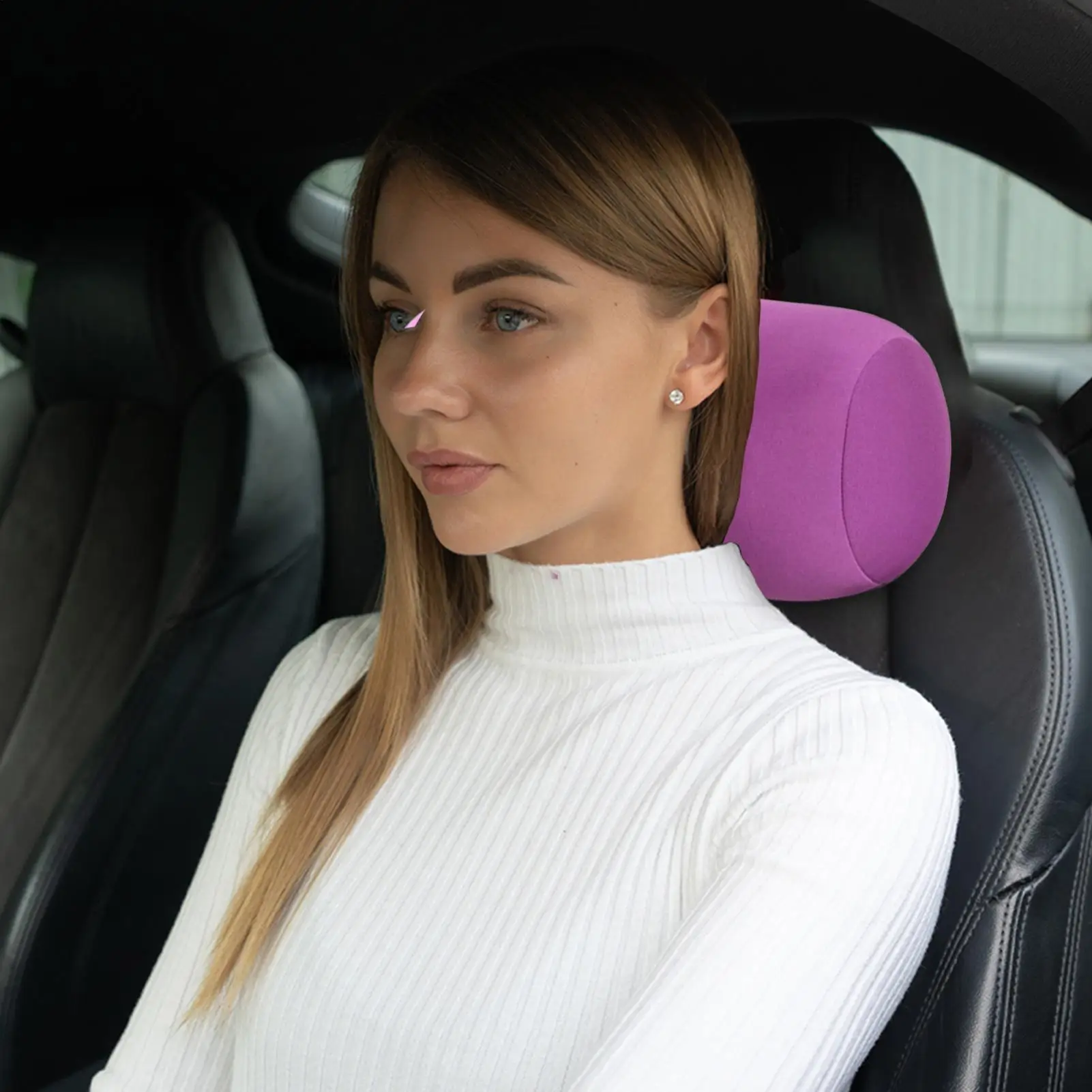 Long Round Neck Pillow Washable Cylindrical Pillow For Bedroom Room Seat Head Rest Neck Support Travel Cushion Microbead Pillow