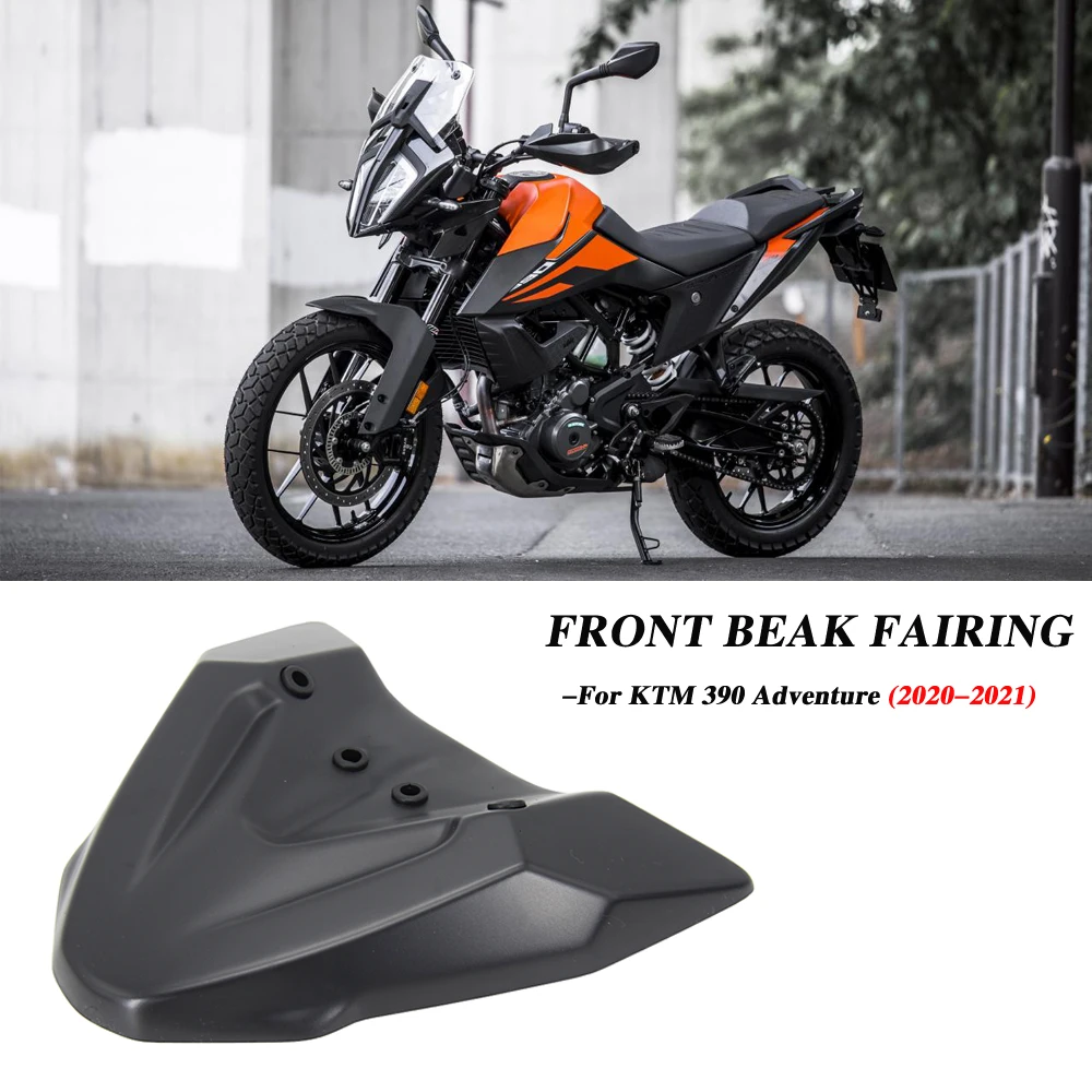 

NEW For 390 Adventure ADV 2020 2021 Motorcycle Accessories Front Fender Mudguard Beak Cowl Guard Extension Wheel Cover Fairing