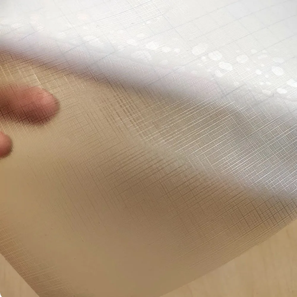 0.635X20M One Roll Cross Patterned Film Cold Mounting Studio Decorative Painting Protective Film