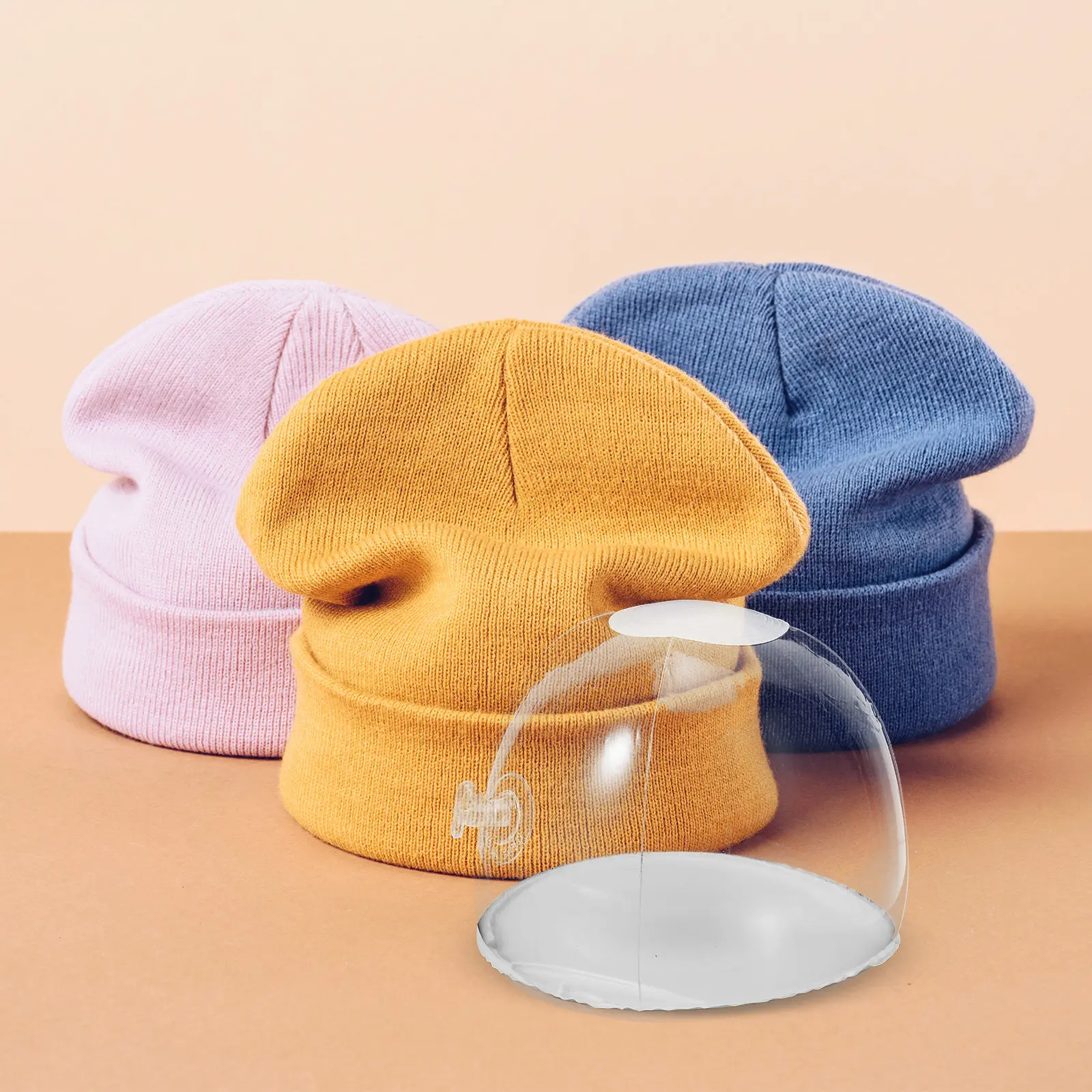 2Pcs Inflatable Hat Holder Cap Shaper Support Stand Home Travel Organizer Baseball Caps Display Rack Dome Shape Holder