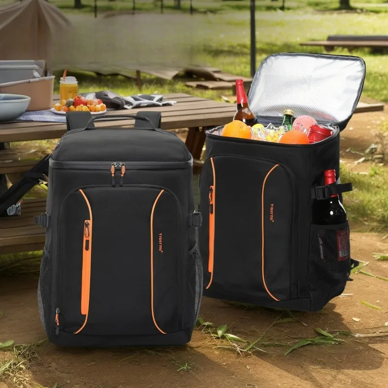 

Refrigerator Bag Leather Film Men Cooler Beer Cans Insulation Backpack Picnic Travel Beach Beer Bag Insulated Isothermal