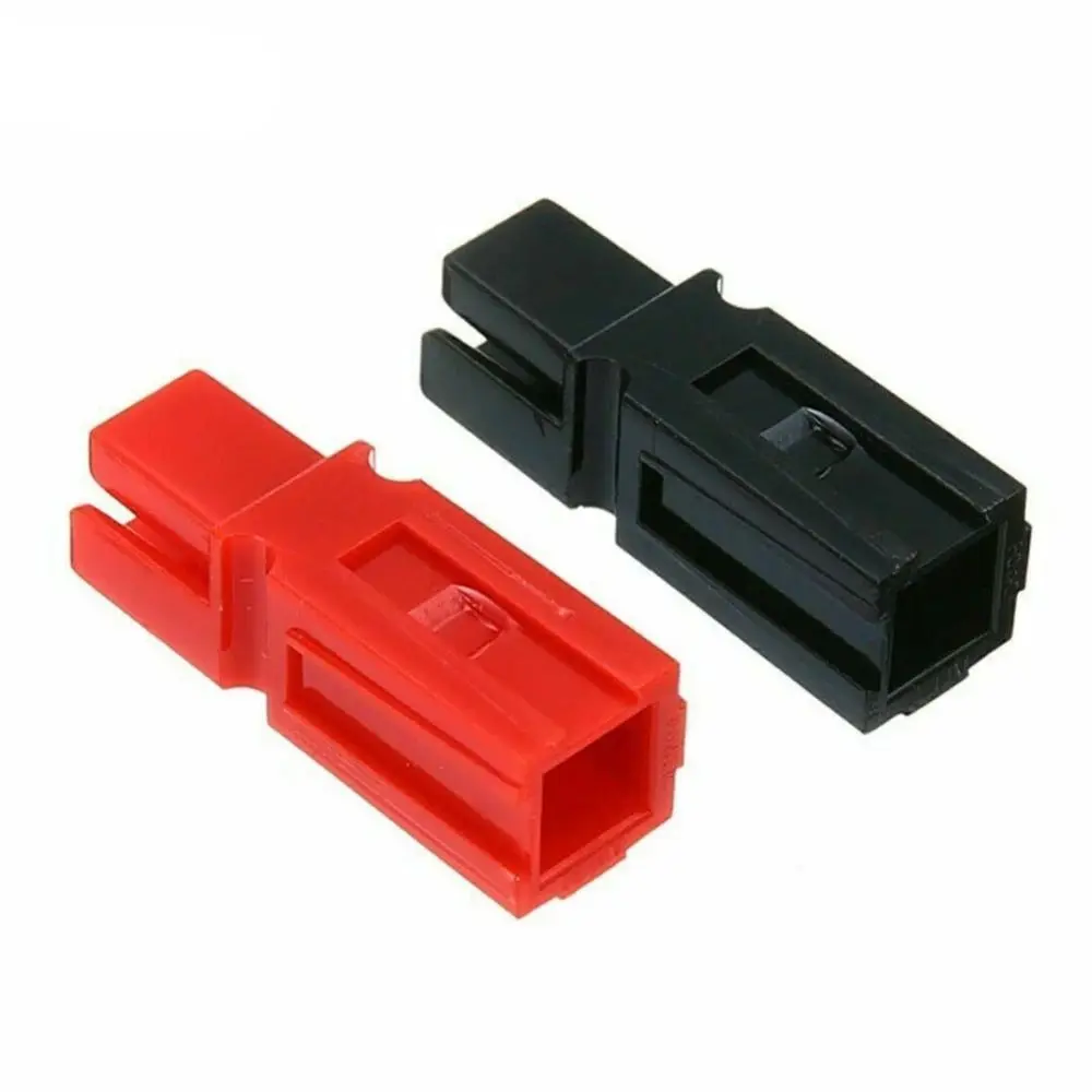 30AMP Plug 600V For Anderson Styles Connector & Rubber Black PVC Dust Covers Terminal Sleeves For Electric Equipments