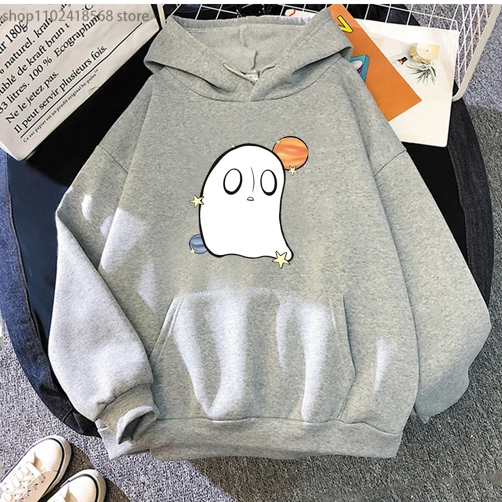 Kawaii Undertale Game Hoodies for Men Napstablook Sweatshirt Cartoon Ghost Hoody Women Clothing Unisex Pullover Y2k Sudadera