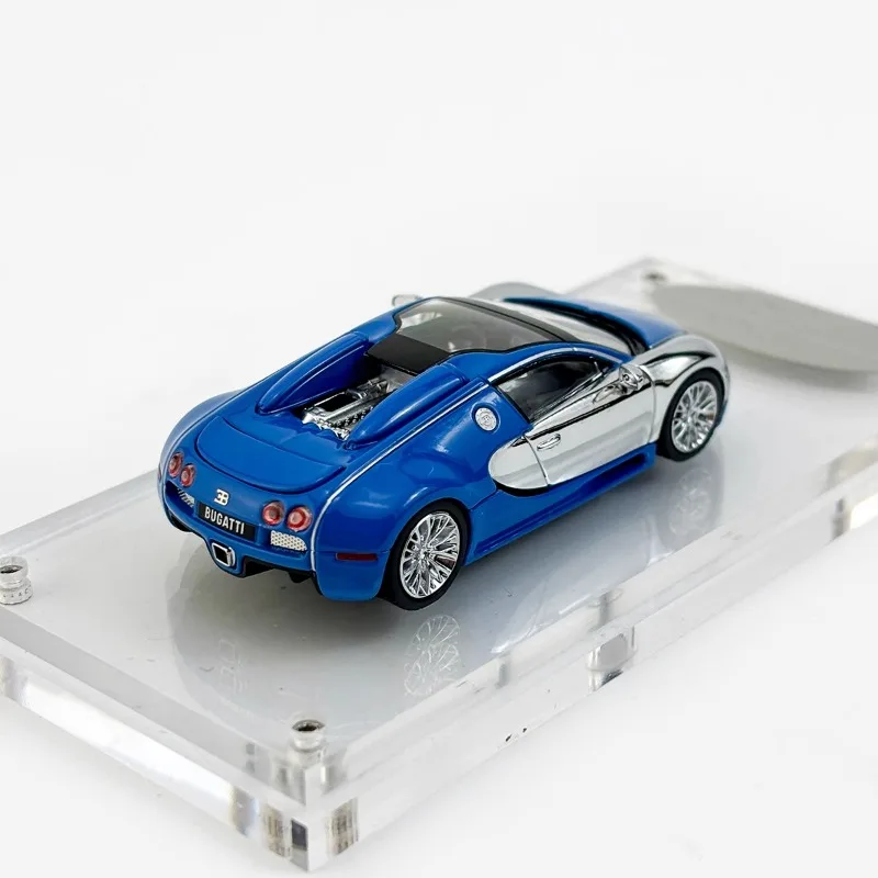 Sterfelijke schaal 1/64 Bugatti Veyron Limited Edition legering speelgoed motorvoertuig gegoten metalen model geschenken