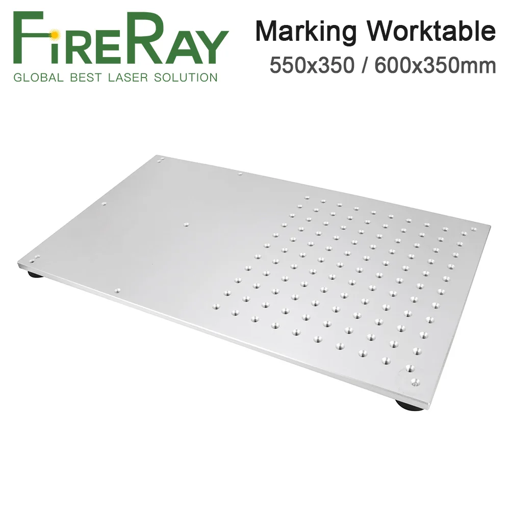 FireRay Metal Worktable 550x350x8mm 600x350x8mm Lift Table for DIY  Fiber Laser Marking Machine Parts