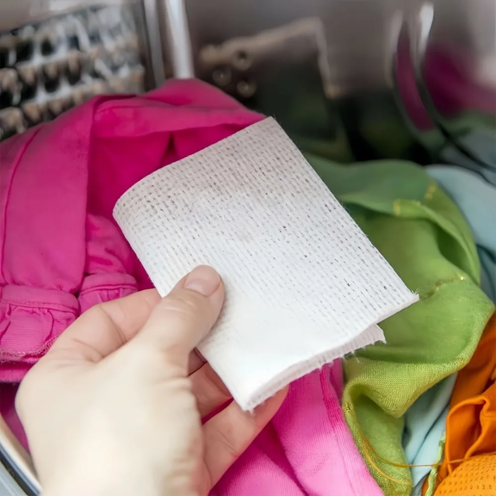 Color Absorber Color Catcher Sheet for Laundry 50 Count Dye Grabber Sheets for Washing Mixed Cloth Home Use laundry accessories