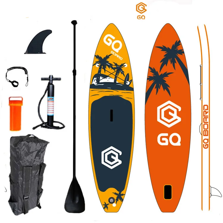 

BSCI оптовая продажа с фабрики дешевая доска для серфинга стоячи надувная доска Isup GQ мягкая верхняя доска с шестью аксессуарами