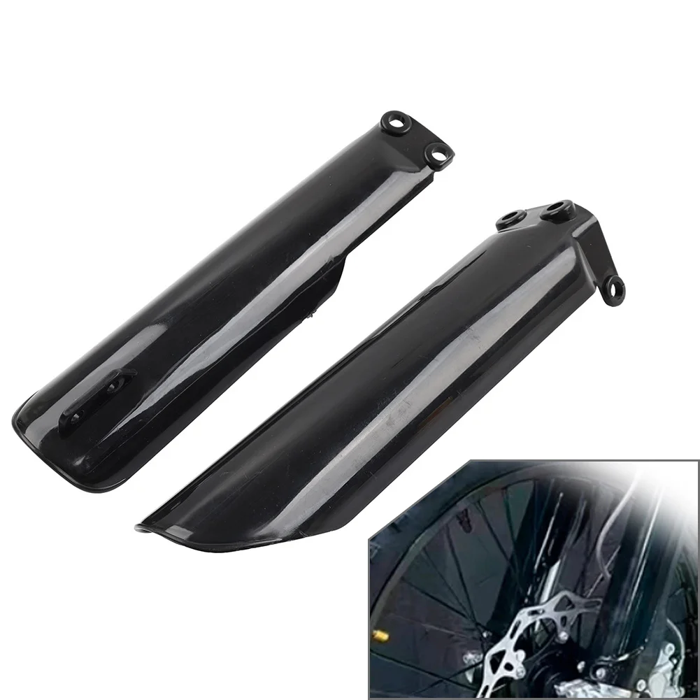 1 Pair Round Black Front Fork Leg Guards Protector Slider Cover Plastic For 140Cc 160Cc 4-stroke Pit bike PB1158