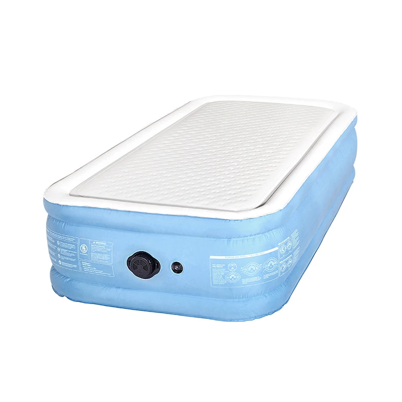 Factory Direct: Modern Foldable Single Inflatable Air Bed Mattress with Rechargeable Pump  for Home Hotel Outdoor Camping Use