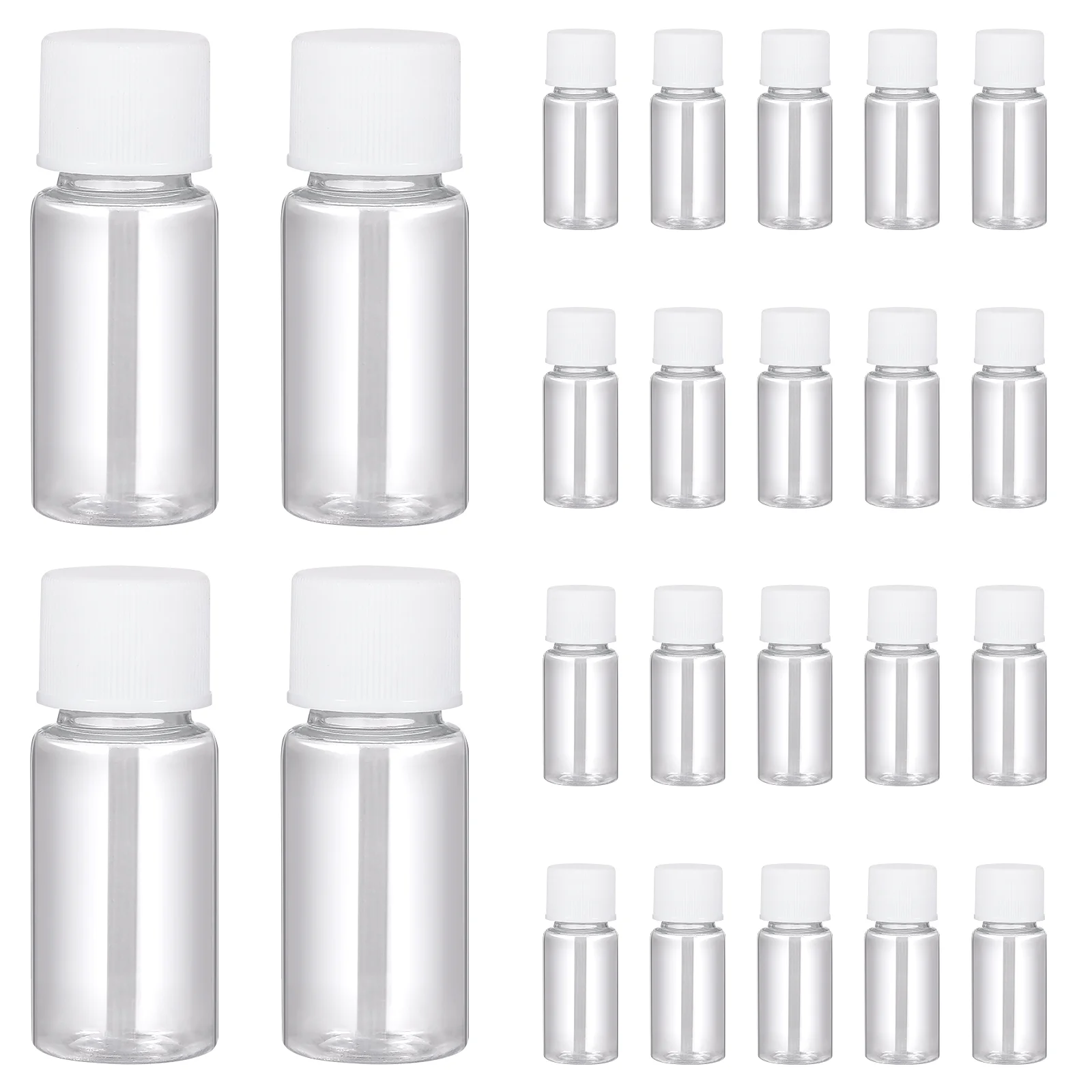 

Plastic Bottle Vial Sample Bottles Water Travel for Shampoo Empty with Flip Cap Lotion Shower Gel Container