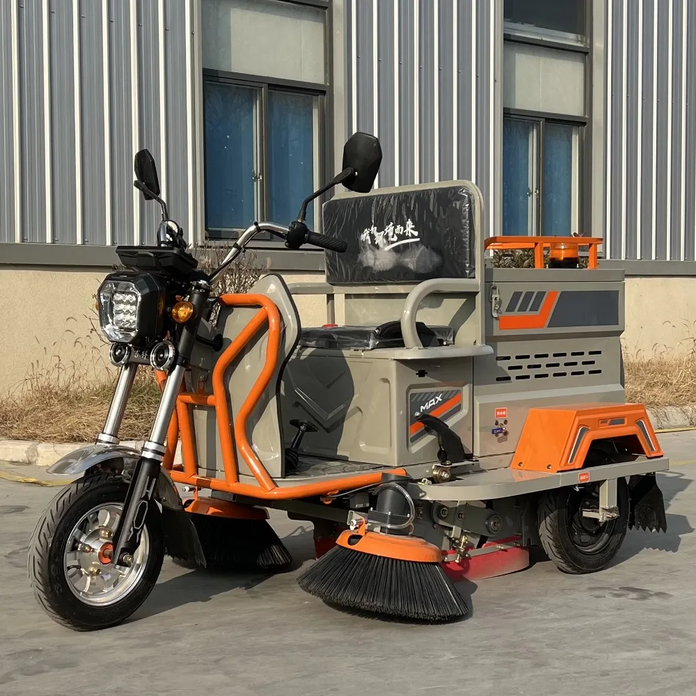 Municipal Sanitation Commercial Community Cleaning Districts Industrial Parks Maintenance Electric Road Sweeper Leaf Collector