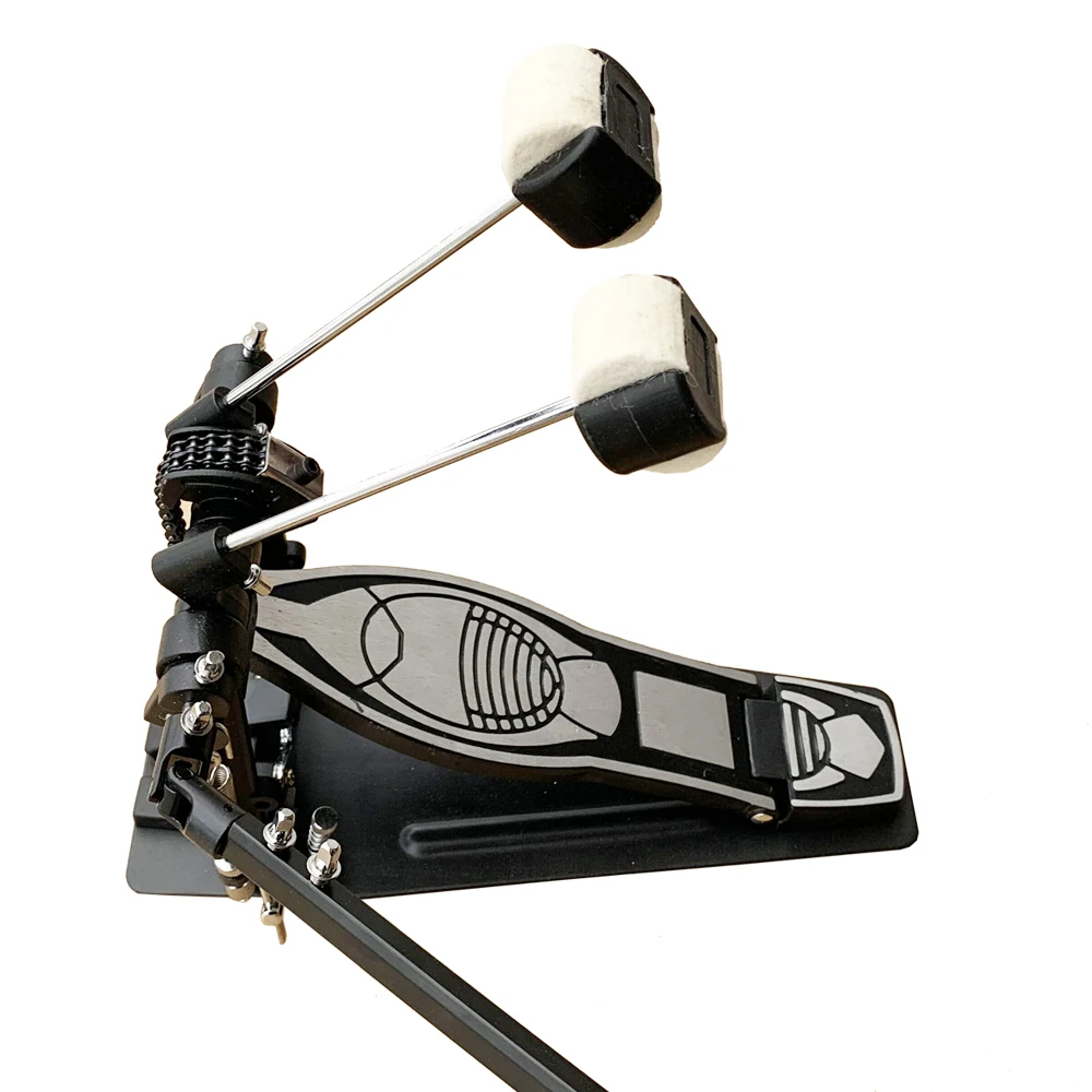 Arborea Double Pedal Professional Jazz Drum Foot Pedal Drum Kit Practice Accessories