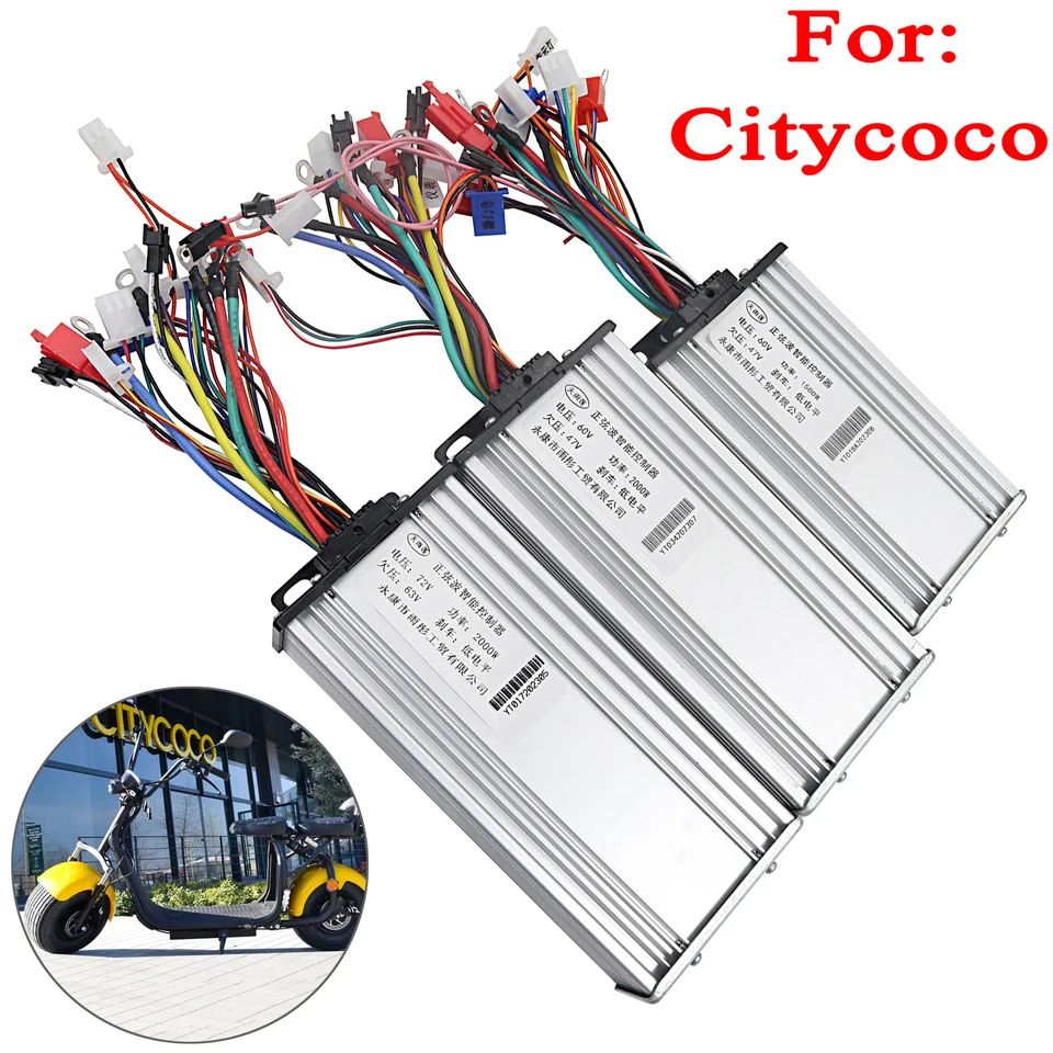 FVZWKHD Contrôleur Moteur Sans Balais Sinusoïdal 60V 3000W Pour Scooter Électrique Citycoco