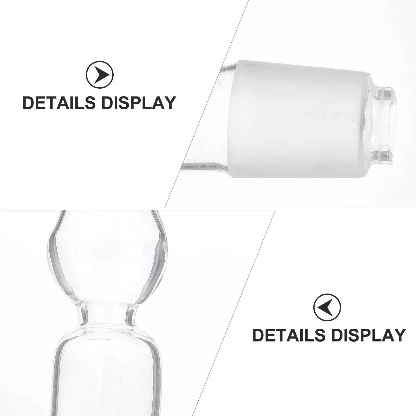 

2Pcs Drying Tube Straight Glass Tube Transparent Science Lab Equipment Chemistry Experiment Use Labs Drying Tubes