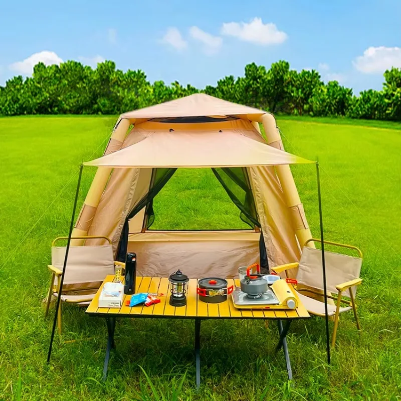 Backpacking Tent 2 Person Ultralight Inflattable Tent Waterproof for Room Camping Tents