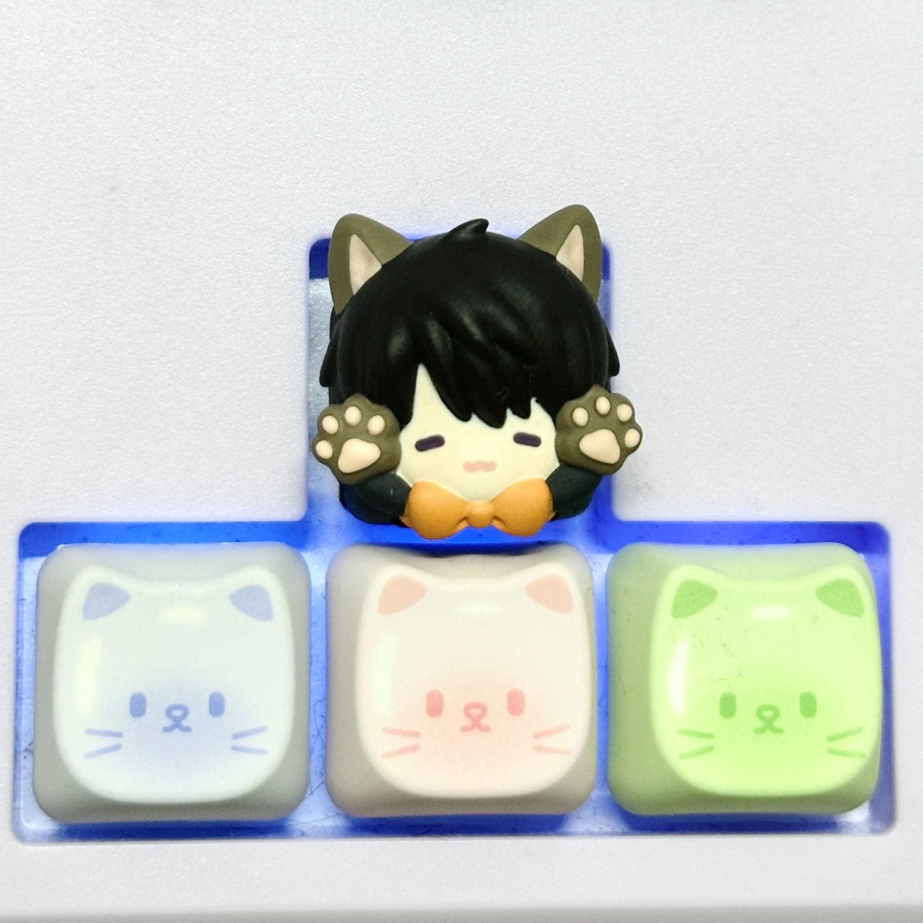 أغطية مفاتيح Love And Deepspace Xavier Zayne Rafael Sylus Caleb لعبة شخصية البضائع لوحة المفاتيح الميكانيكية ملحقات غطاء المفاتيح ESC #2