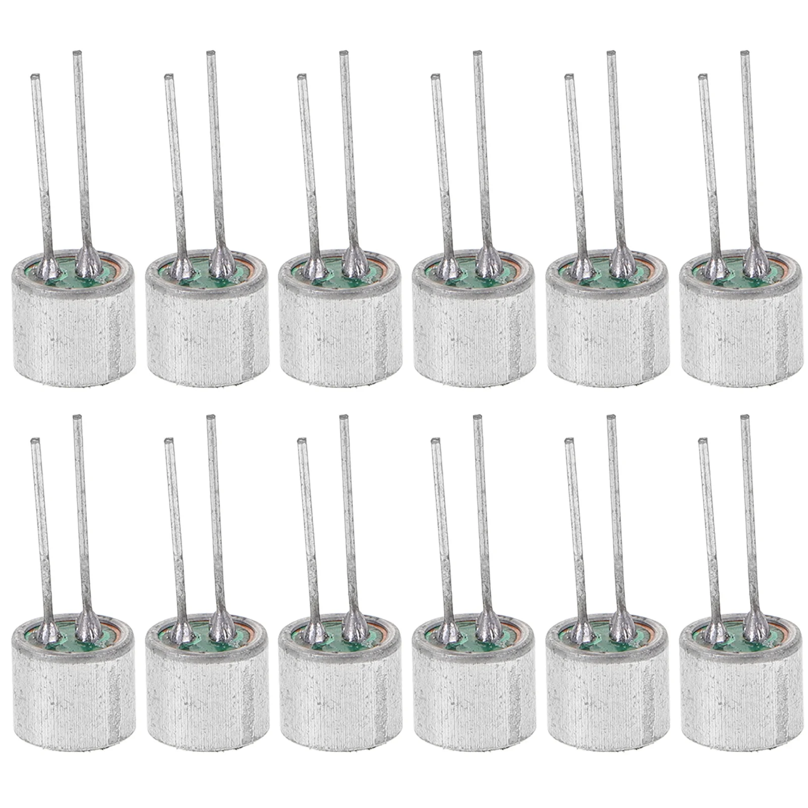 

20Pcs 2 Pins Cylindrical Electret Condenser Microphone High Sensitivity Clear Audio Capture Eco Friendly