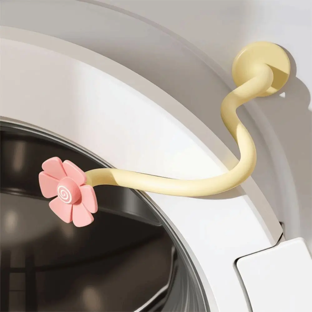 Magnetic Base Washing Machine Door Stopper Support Frame Flower Ventilation Buckle Front Load Machine Prop Removable