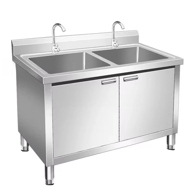 Portable Stainless Steel Lab Sink Out Door Sink Foot Operated Hand Wash Sink
