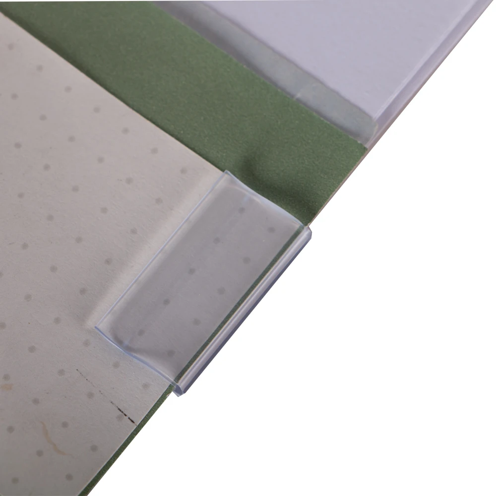 Office Note Clip Data Strip U Price Tag Clip Shelf Channel Ailse Promotion Advertising Card Sign Label Holder Ticket Grip