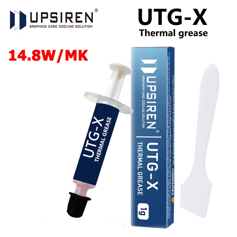 UPSIREN UTG-X 1g pasta termiczna komputer stacjonarny Notebook pasta termiczna obudowy grzejnik przewodność cieplna smar silikonowy