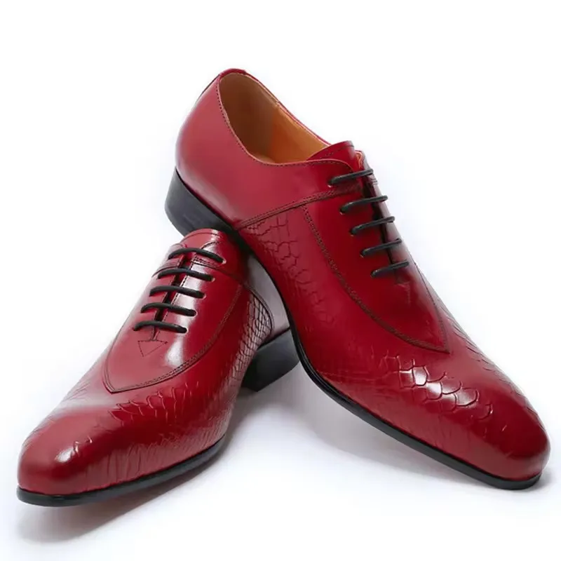 

New Men Shoes Genuine Leather Business Casual Oxford Shoes Men Formal High-end Leather Shoes Wedding Banquet Shoes