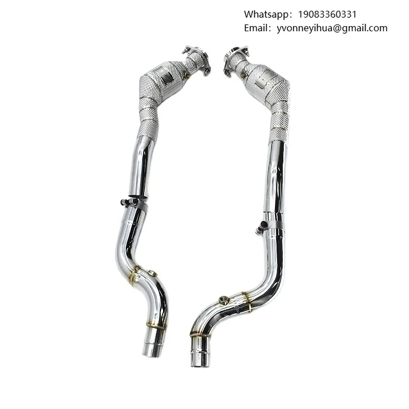 

OEM Catted Exhaust Downpipe For Jaguar F-TYPE 3.0T 2017-2021 High Flow Downpipe With Catalyst Custom Racing Exhaust Pipes