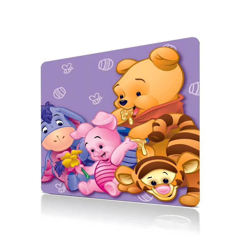 Disney Winnie the Pooh Mouse Pad game e-sports universal desktop laptop simple office rubber small non-slip pad 450x400