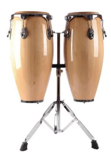 Percussion Instrument Small Conga Drum 10+11,11+12 Inch With Stand For Konka