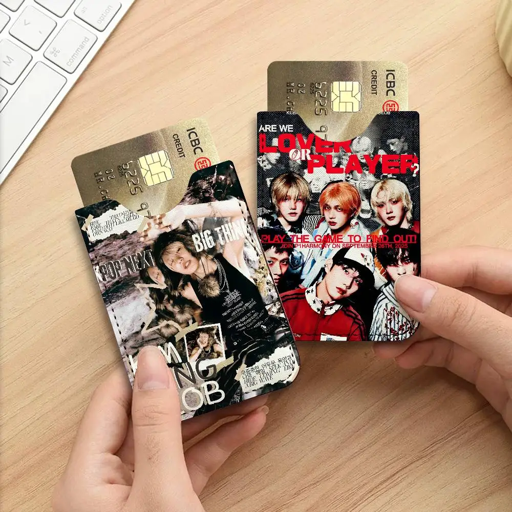 P-P1Harmony Modern-Energetic Light and thin mini bag small and portable bus card protective leather case for men and women