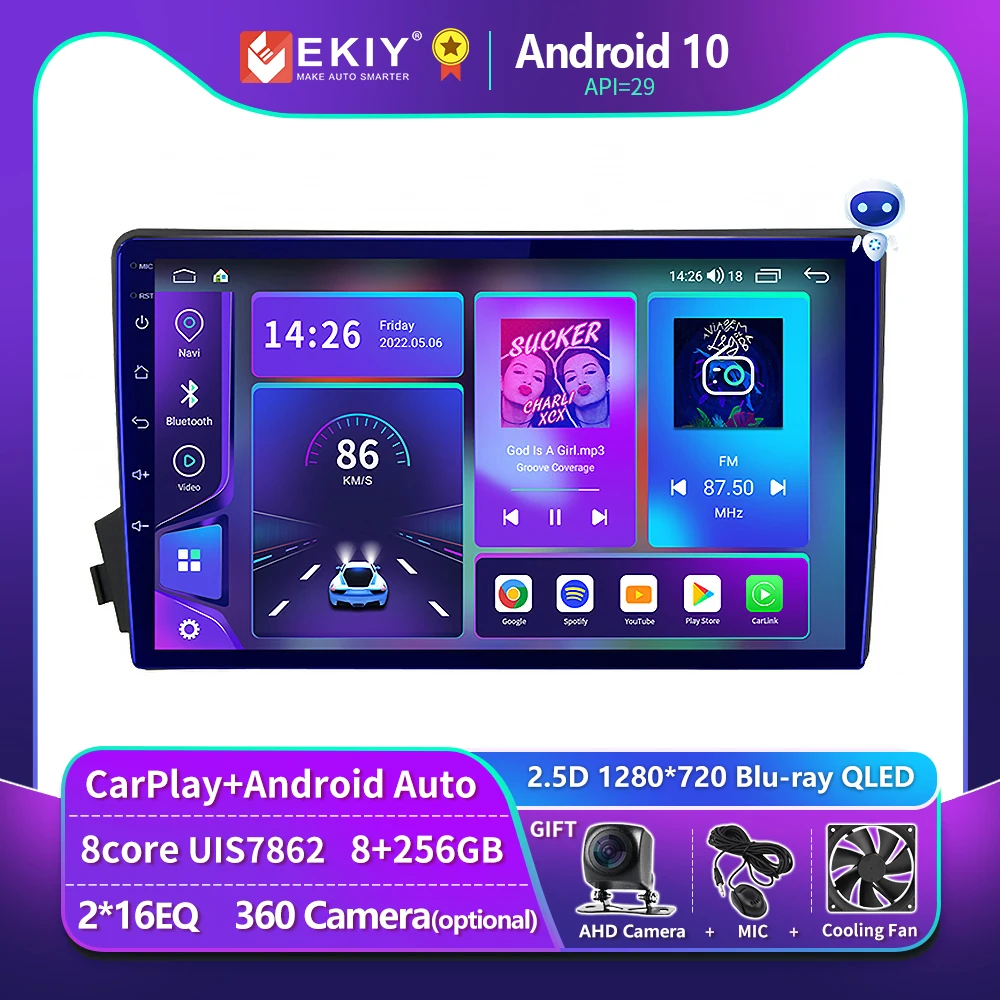 

EKIY T900 Android For Ssangyong Kyron/Actyon 2005 - 2011 Car Multimedia Navigation GPS Smart Wireless CarPlay Auto Radio Stereo