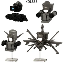 Skibidi 비디오 그래퍼 남자 화장실 모델 블록 MOC 벽돌 세트 선물 어린이를위한 장난감 KDL833