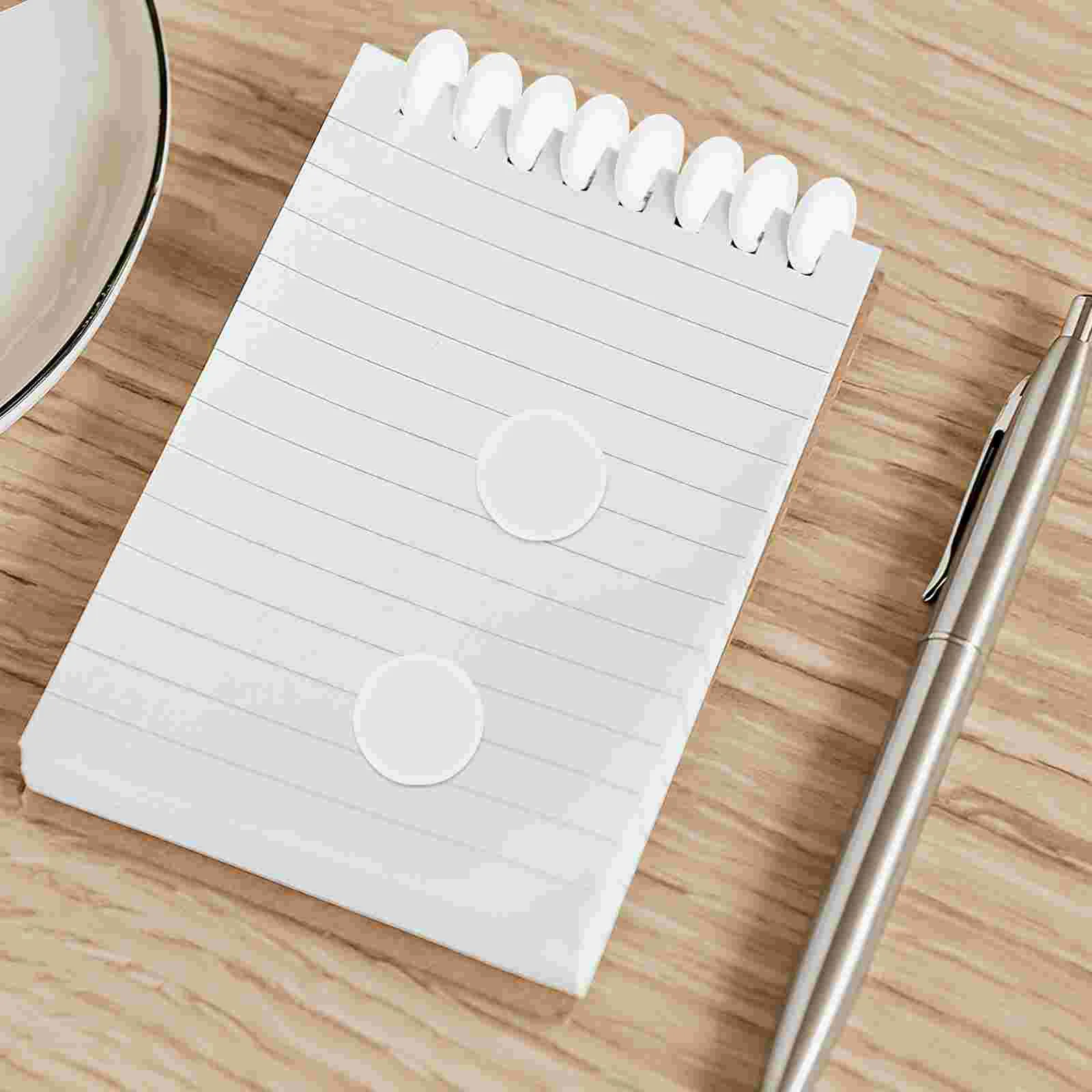 55 Pcs Loose-leaf Button Binder Disc The Tools Supplies Planner Rings Round Discs Notebook Tiny