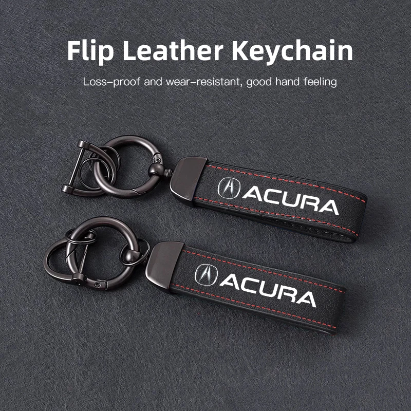 Llavero de gamuza para accesorios de coche, para Acura ADX RDX ZDX Integra NSX MDX TLX CDX ILX RLX TL RL, decoración y estilo para coche