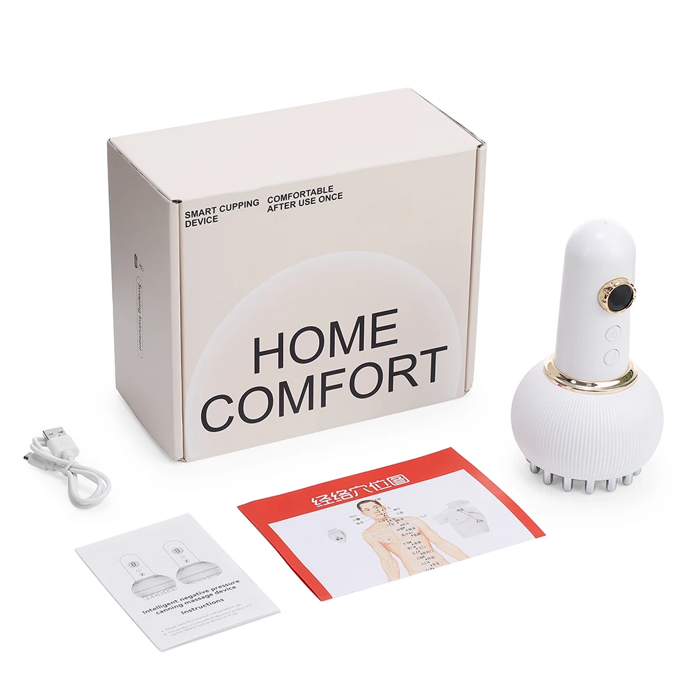 

Wireless Guasha Massager Rechargeable Body Shaping Heating Meridian Scraping Lymphatic Detoxification Regimen Dredging Brush