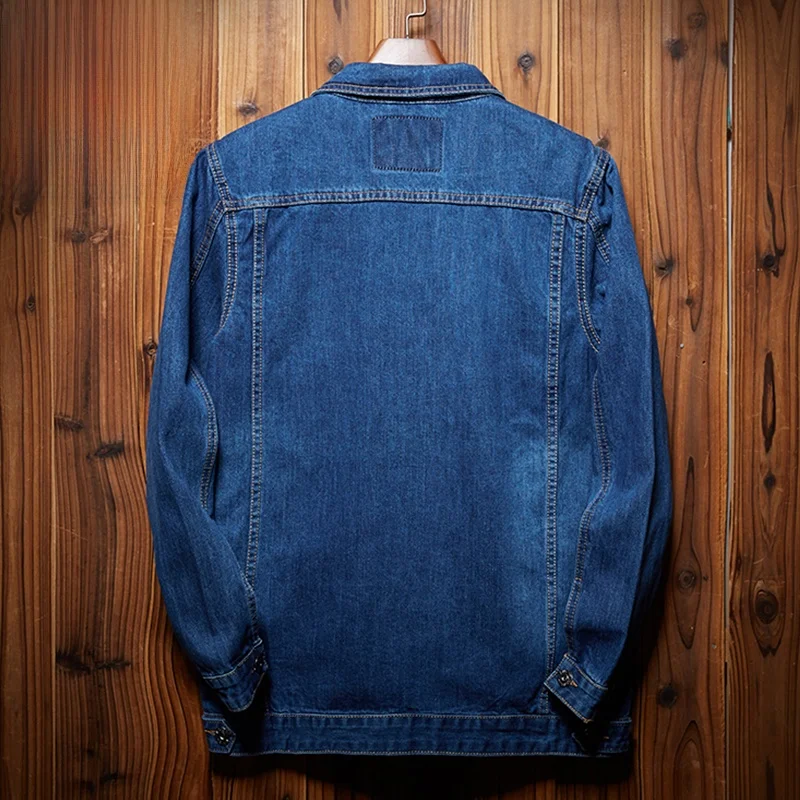 فضفاضة تناسب الرجال حجم كبير الدنيم Jaet الضوء الأزرق المتضخم العصرية الدهون الناس Faion الحضرية الربيع رقيقة القطن طويل Sve