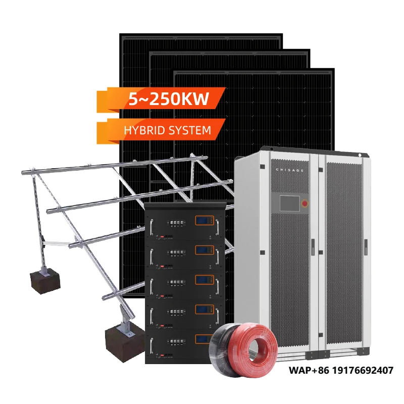 Long Lifespan 5kw 8kw 10kw Hybrid Solar Power System Rooftop Solar Systems for Home Power Supply
