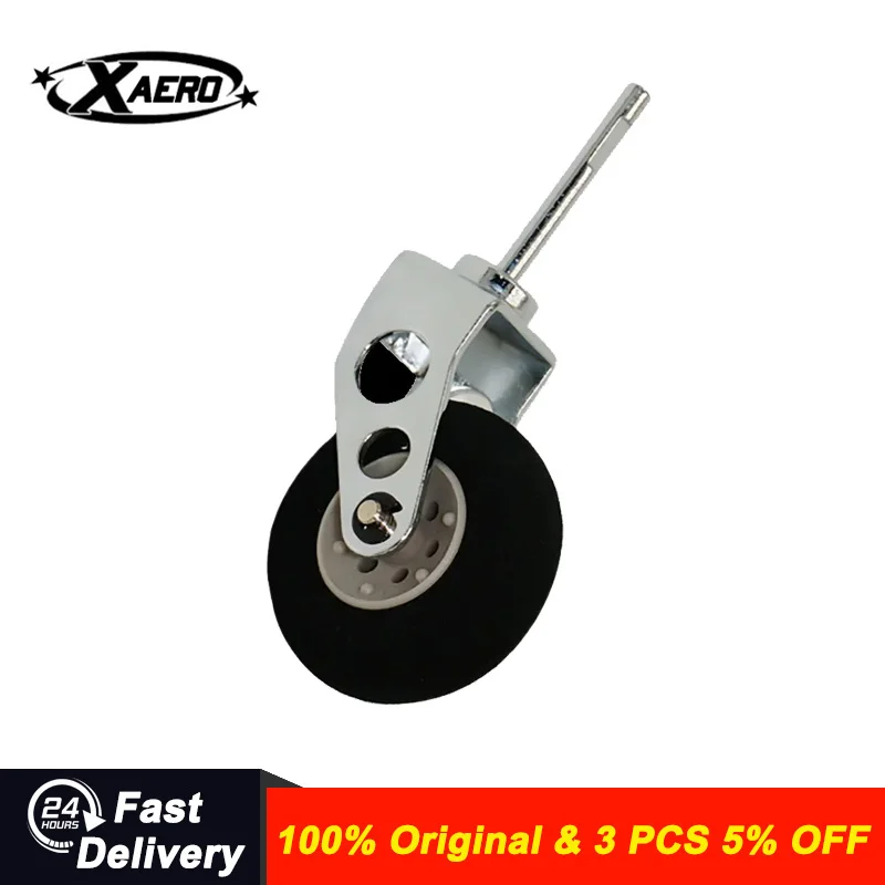 

XFlight Stainless Steel Tail Wheel Bracket Metal Landing Gear Tripod with Sponge Wheel for RC Airplane (1 Set)